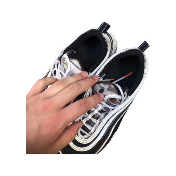 NIKE Air Max 97 Remix White Black Brown Size 11 - Picture 16 of 16